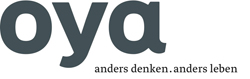 Logo des Oya-Magazin - anders denken.anders leben